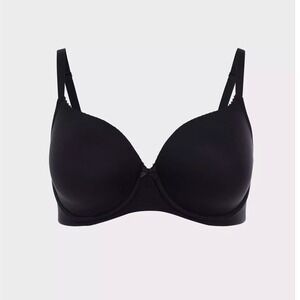 Torrid Black T-Shirt Bra –‎ Size 46D Plus Size Underwire Padded